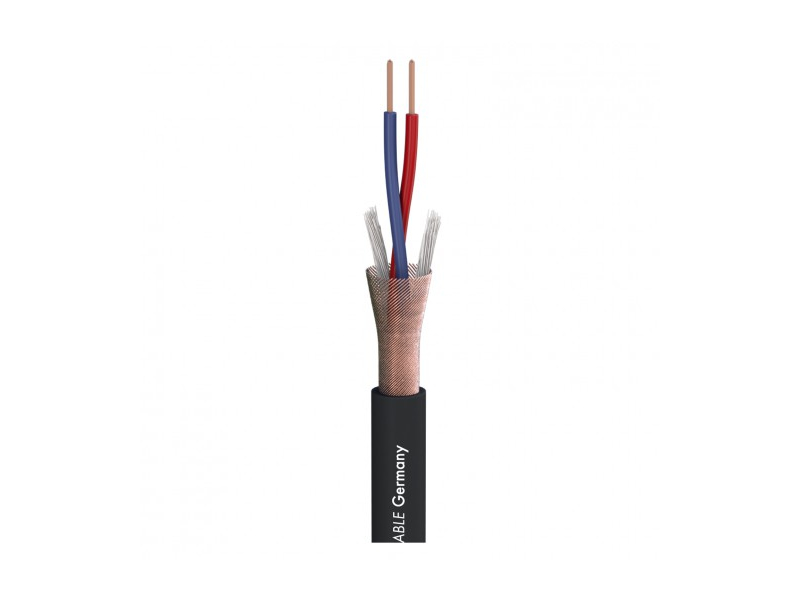 SOMMER CABLE Stage 22 Highflex; 2 x 0,22 mm2; PVC O 6,40 mm; black